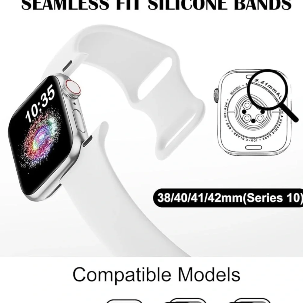 White Smartwatch Band